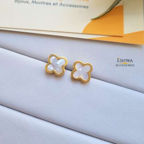 Boucles Vena moyen blanches contour lisse – Image 2