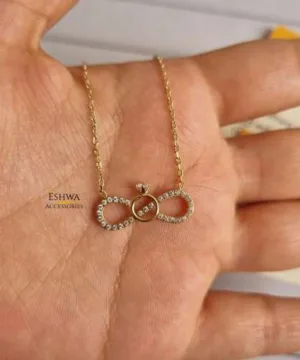 Alternative view of Chaine Bague infinity