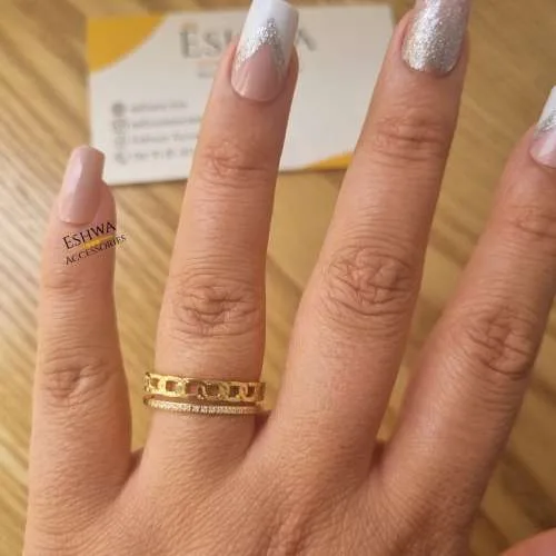 Bague double medfoura ajustable