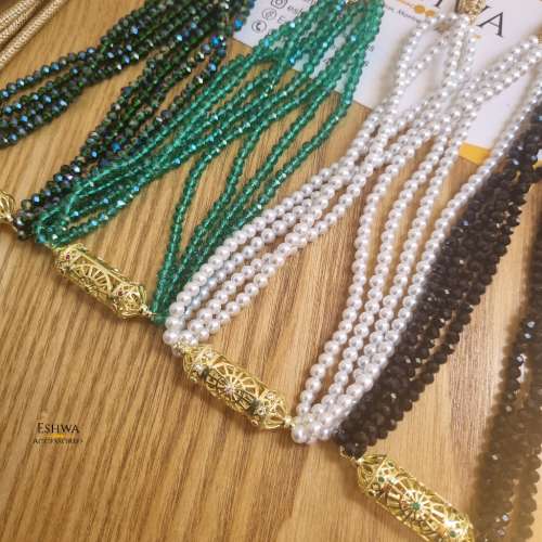 Choker Beldi vert foncé – Image 4