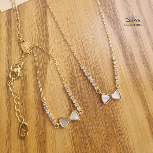 Ensemble Noeud Perles Gold – Image 2