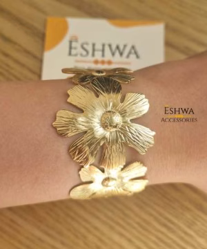 Bracelet Fleurs grand ajustable