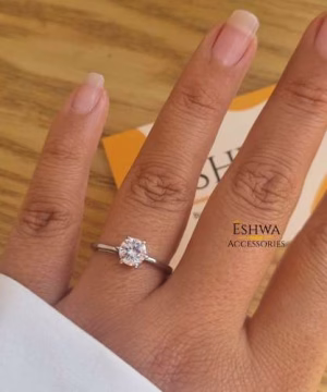 Bague de mariage Perna Argenté une grande perle