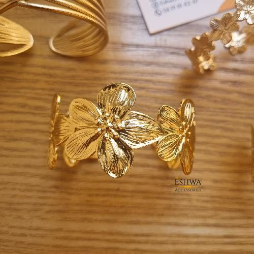 Bracelet manchette Fleura – Image 3