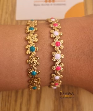 Duo Bracelets Fleurs 1