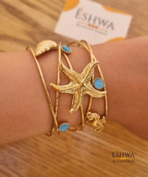 Bracelet manchette Sea star