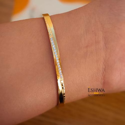 Bracelet éclat doré avec perles - 16
