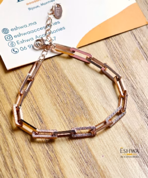 Alternative view of Gourmette Recta rose gold
