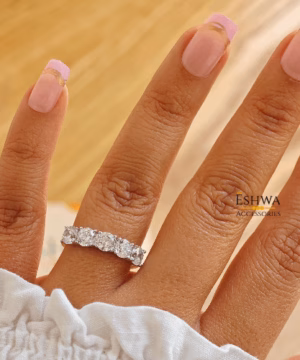 Bague riviere Argenté